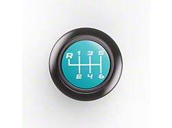 Campsite Carbon Manual 6-Speed Shift Knob; Light Blue (18-25 Jeep Wrangler JL)