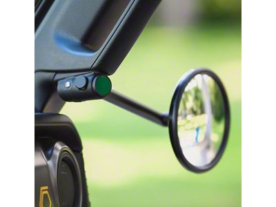 Campsite Carbon TrailView Doors-Off Mirrors; Green (18-23 Jeep Wrangler JL)