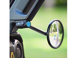 Campsite Carbon TrailView Doors-Off Mirrors; Light Blue (18-23 Jeep Wrangler JL)