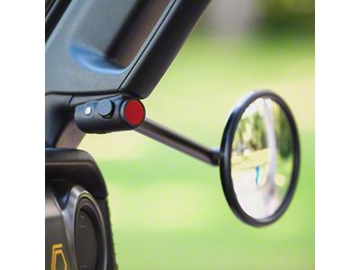 Campsite Carbon TrailView Doors-Off Mirrors; Red (18-23 Jeep Wrangler JL)