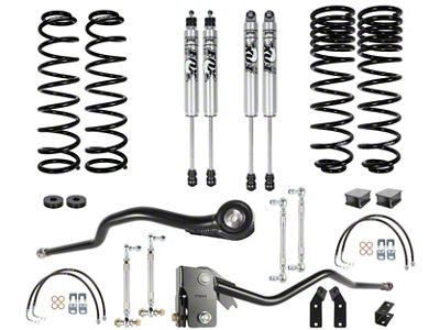 Carli Suspension 3-Inch Commuter Lift System with FOX 2.0 IFP Shocks (07-18 Jeep Wrangler JK)