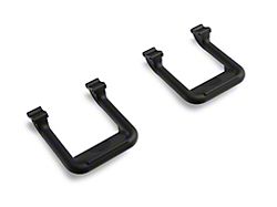 Carr Hoop II Side Steps; Black; Pair (21-25 Bronco)