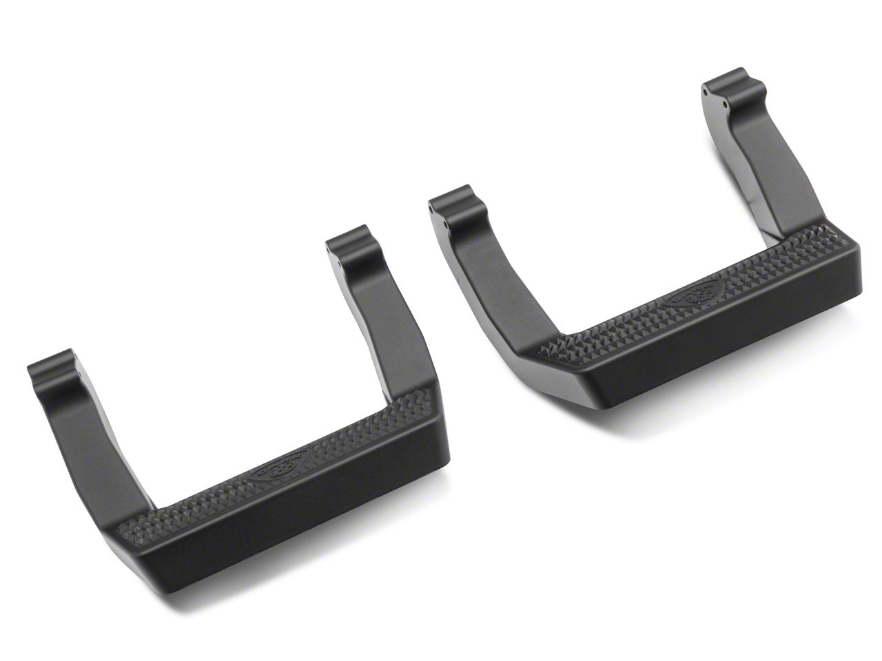 Carr 114501 - LD Step; Assist/Side Step; XP3 Black Powder Coat; Pair
