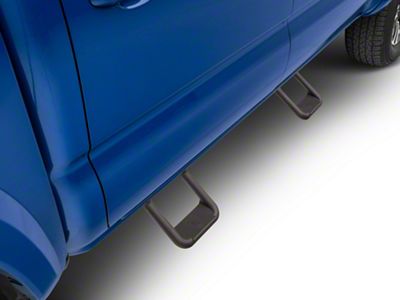 Carr Hoop II Side Steps; Black; Pair (05-25 Tacoma)