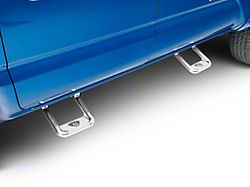 Hoop II Side Steps; Polished; Pair (05-26 Tacoma)