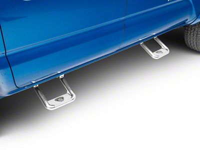 Carr Hoop II Side Steps; Polished; Pair (05-25 Tacoma)