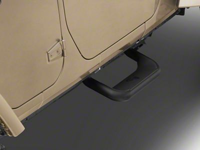 Carr Super Hoop Side Step; Black (07-18 Jeep Wrangler JK)