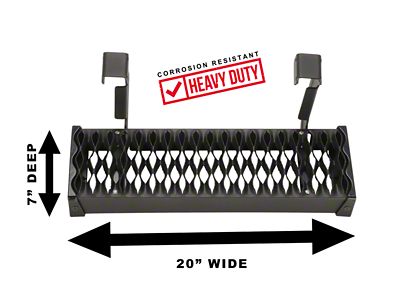 Carr MAXgrip Side Step; Black (05-25 Tacoma)