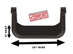 Super Hoop Side Step; Black (05-26 Tacoma)