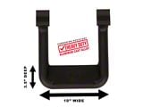 Hoop II Side Steps; Black; Pair (07-21 Tundra)