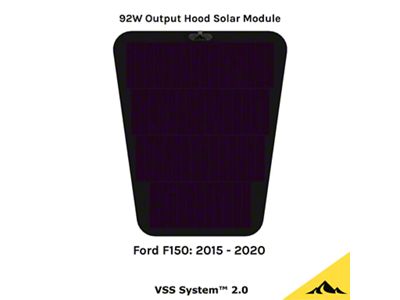 Cascadia 4x4 VSS System 2.0 Hood Solar Panels (05-21 Frontier)