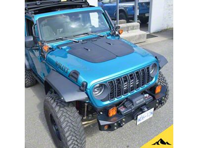 Cascadia 4x4 VSS System 2.0 Hood Solar Panels (18-25 Jeep Wrangler JL, Excluding Rubicon)