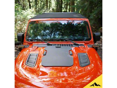 Cascadia 4x4 VSS System 2.0 Hood Solar Panels (18-25 Jeep Wrangler JL Rubicon, Excluding Rubicon 392)