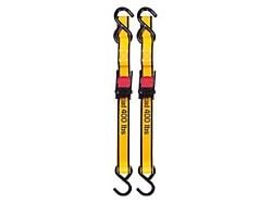 CAT 1-Inch x 10-Foot Cambuckle Tie Down Straps; 400 lb. 