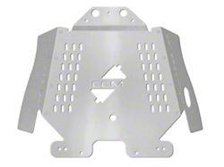 Cat Security 1/8-Inch Catalytic Converter Shield; Milled Aluminum Finish (16-23 2WD 3.5L Tacoma)