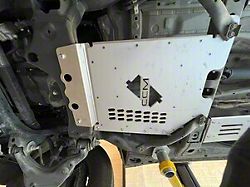Cat Security 1/8-Inch Catalytic Converter Shield; Milled Bi-Metal Finish (16-23 2WD 2.7L Tacoma w/ Automatic Transmission)