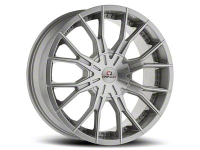 Cavallo CLV-36 Silver and Machined 6-Lug Wheel; 20x8.5; 15mm Offset (22-25 Bronco Raptor)
