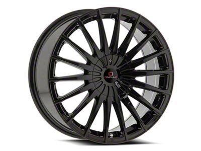 Cavallo CLV-34 Gloss Black 5-Lug Wheel; 18x8; 35mm Offset (21-25 Bronco Sport)