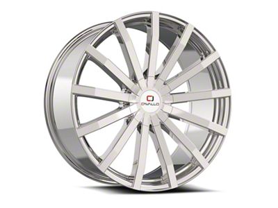 Cavallo CLV-52 Nano Chrome 5-Lug Wheel; 18x8; 35mm Offset (21-25 Bronco Sport)