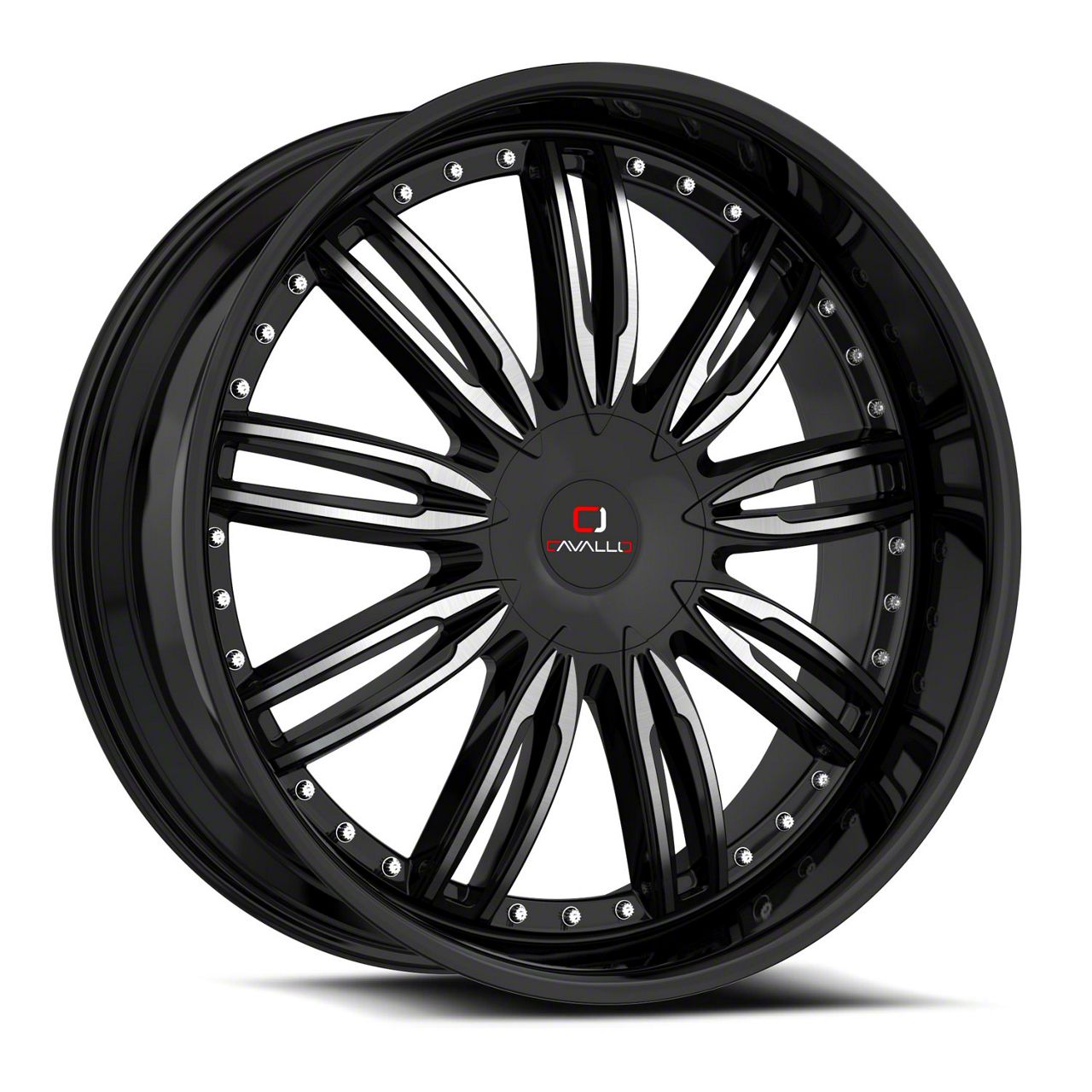 カバル　Gen2 Kawasaki ZX-14R (2012-2025) Dual S1R 3K Black Carbon Slip-On