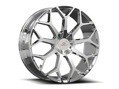 Cavallo CLV-22 Chrome Wheel; 20x8.5; 35mm Offset (14-23 Jeep Cherokee KL)
