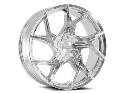 Cavallo CLV-26 Chrome Wheel; 20x8.5; 35mm Offset (14-23 Jeep Cherokee KL)