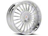 Cavallo CLV-32 Nano Chrome Wheel; 20x8.5; 35mm Offset (87-95 Jeep Wrangler YJ)