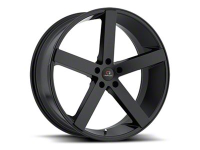 Cavallo CLV-5 Gloss Black Wheel; 18x8; 35mm Offset (87-95 Jeep Wrangler YJ)