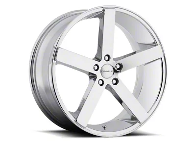 Cavallo CLV-5 Nano Chrome Wheel; 24x9; 35mm Offset (87-95 Jeep Wrangler YJ)