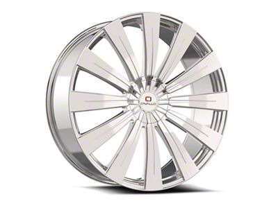 Cavallo CLV-49 Nano Chrome 6-Lug Wheel; 22x9.5; 25mm Offset (24-25 Tacoma)