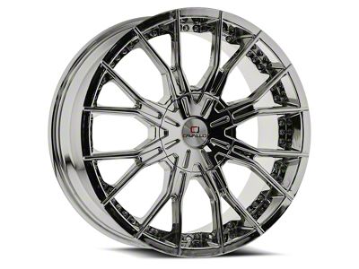 Cavallo CLV-36 Nano Chrome 6-Lug Wheel; 24x9; 25mm Offset (04-15 Titan)