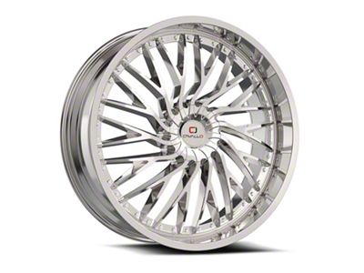 Cavallo CLV-43 Nano Chrome 6-Lug Wheel; 22x9.5; 25mm Offset (04-15 Titan)
