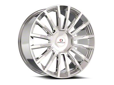 Cavallo CLV-47 Nano Chrome 6-Lug Wheel; 22x9.5; 25mm Offset (04-15 Titan)