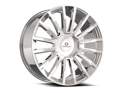 Cavallo CLV-47 Nano Chrome 6-Lug Wheel; 22x9.5; 25mm Offset (16-24 Titan XD)