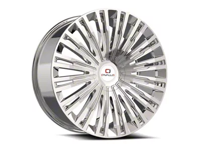 Cavallo CLV-48 Nano Chrome 6-Lug Wheel; 26x9.5; 25mm Offset (16-24 Titan XD)