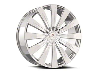 Cavallo CLV-49 Nano Chrome 6-Lug Wheel; 24x9; 25mm Offset (16-24 Titan XD)
