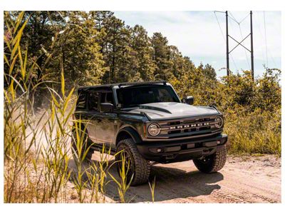 Cervini's 3-Inch Cowl Hood; Unpainted (21-25 Bronco)