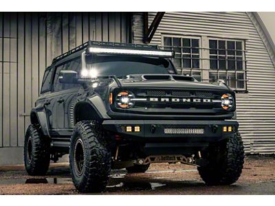 Cervini's Ram Air Hood; Unpainted (21-25 Bronco)