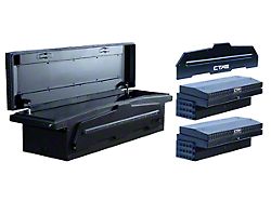 Chandler Truck Accessories ADAPT Single Lid Tool Box Bundle; Black (Universal; Some Adaptation May Be Required)