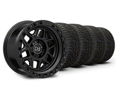 17x9 Black Rhino Kelso & 35in Mickey Thompson All-Terrain Baja Boss A/T Tire Package (20-25 Jeep Gladiator JT)