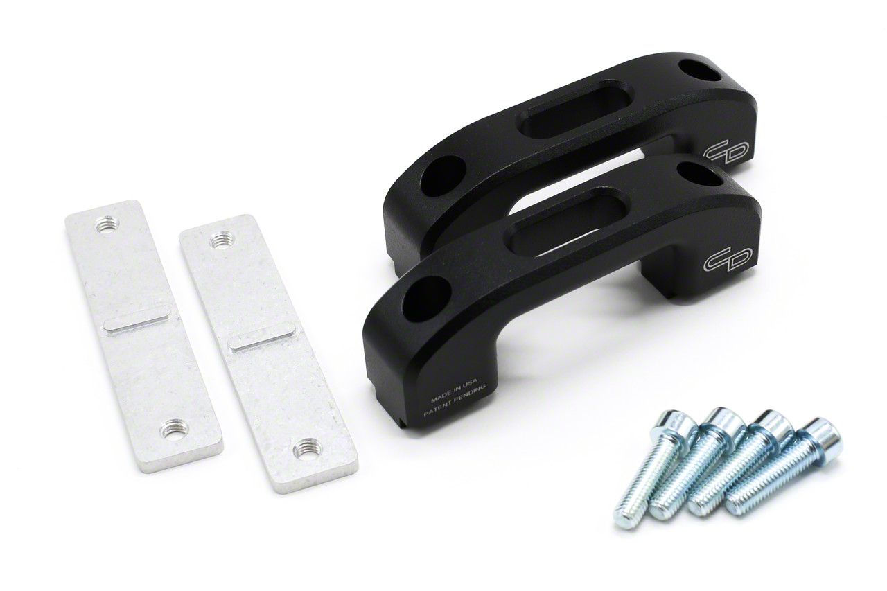 Charvonia Design Jeep Gladiator Rail TieDown Anchors; Black RTD05