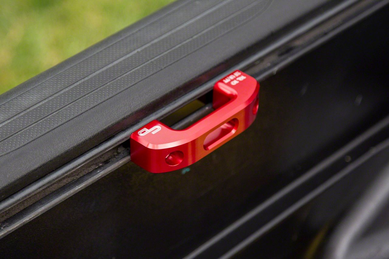 Jeep Gladiator Rail TieDown Anchors; Red (2024 Jeep Gladiator JT