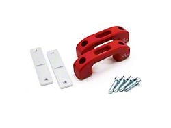 Charvonia Design Rail Tie-Down Anchors; Red (20-25 Jeep Gladiator JT w/ Trail Rail System)