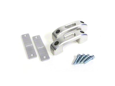 Charvonia Design Rail Tie-Down Anchors; Silver Anodize (20-25 Jeep Gladiator JT w/ Trail Rail System)