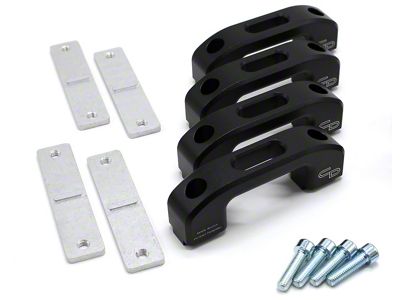 Charvonia Design Rail Tie Down Kit; Red (20-25 Jeep Gladiator JT)