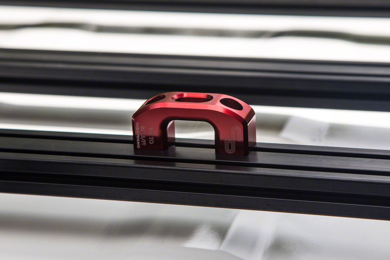 Jeep Gladiator Roof Rack TieDown Anchors; Red (Universal; Some