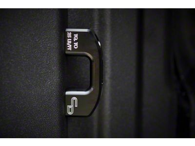 Bed Tie-Down Anchors; Black (05-25 Tacoma)
