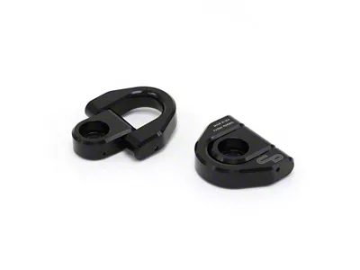 Charvonia Design Billet Tie Down D-Rings, Black Anodize (05-25 Tacoma)