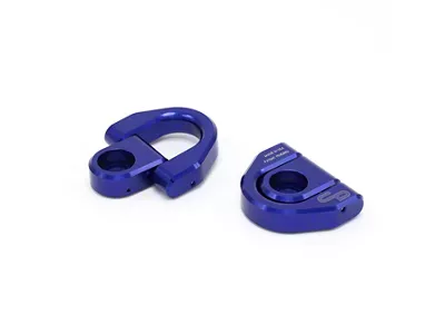 Charvonia Design Billet Tie Down D-Rings, Blue Anodize (05-25 Tacoma)