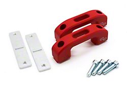 Charvonia Design Rail Tie-Down Anchors; Red (05-25 Tacoma)